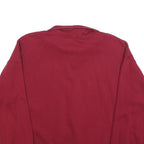 DSG Mens Red 1/4 Zip Sweatshirt XS Cotton Blend Casual Pullover