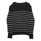 MERONA Womens Black & White Patterned Jumper Crew Neck Basic Knit 2XL Cotton