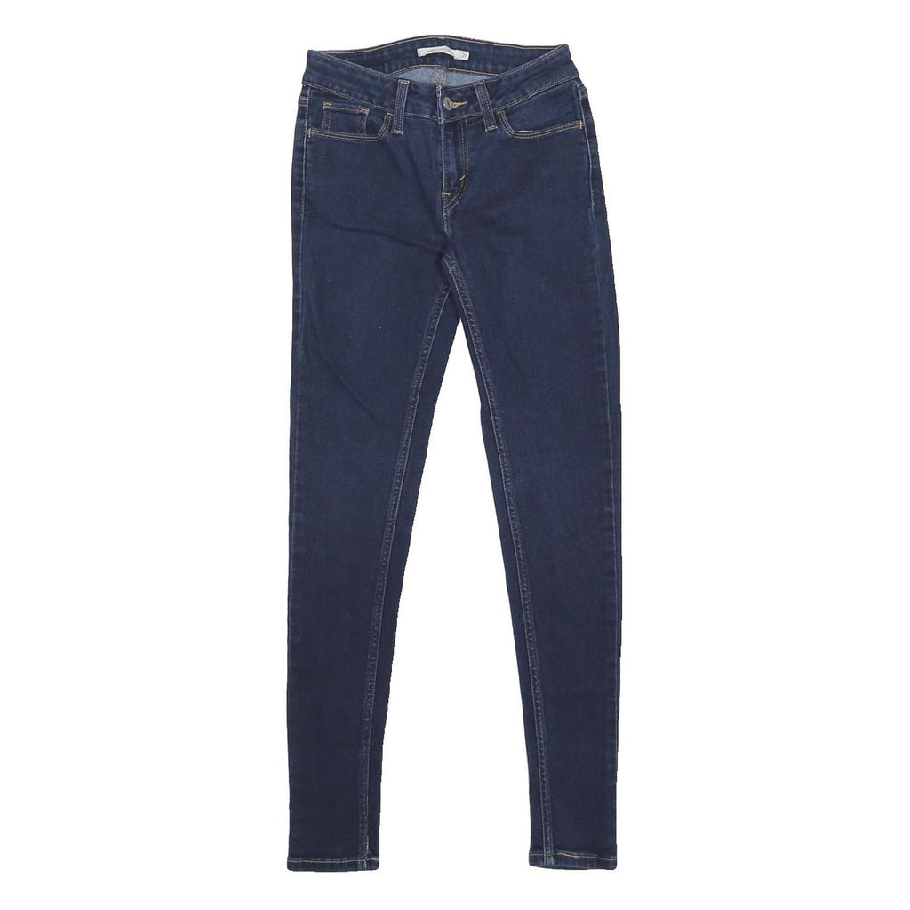 LEVI'S 535 Womens Jeans Blue Slim Skinny Denim Dark W26 L30 Stretch Cotton Blend