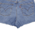 LEVI'S Womens Denim Blue Cut-Off Shorts S W29 Distressed Vintage Style