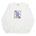 RUSSELL ATHLETIC Mens White Six State Bender Rock Crew Neck XL Pullover