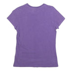 ADIDAS Womens Purple T-Shirt XS Short Sleeve Crew Neck Cotton Blend Casual Logo