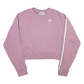 ADIDAS ORIGINALS Cropped Womens Sweatshirt Pink UK 4