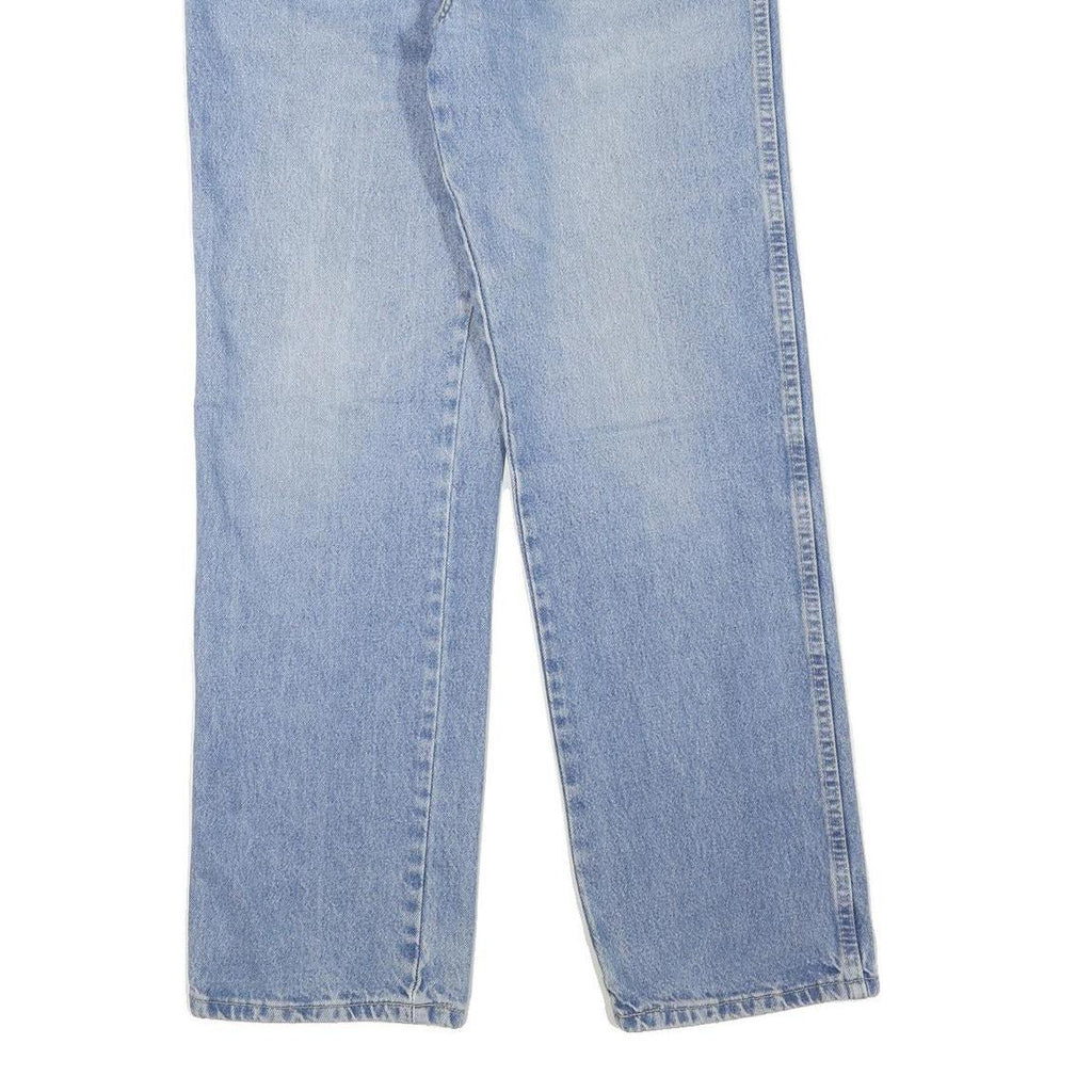 DICKIES Womens Jeans Blue Regular Straight Denim Medium W32 L32 Cotton Blend Zip