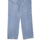 DICKIES Womens Jeans Blue Regular Straight Denim Medium W32 L32 Cotton Blend Zip