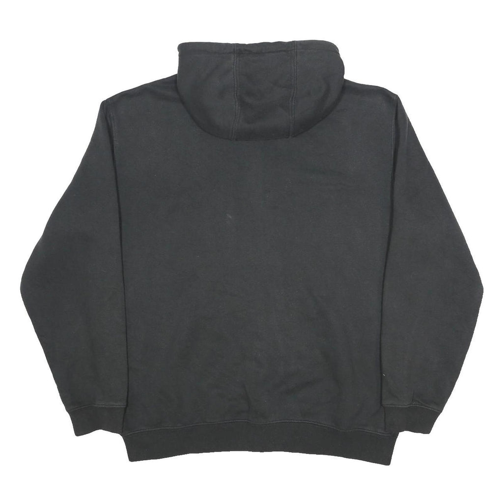 CARHARTT Mens Black Full Zip Hoodie L Cotton Blend Casual Workwear Zip Up