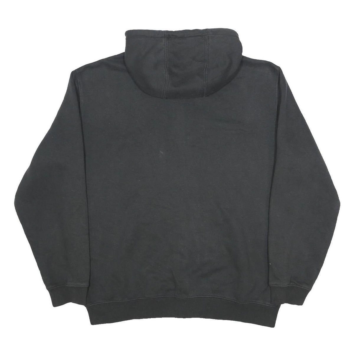 CARHARTT Mens Black Full Zip Hoodie L Cotton Blend Casual Workwear Zip Up