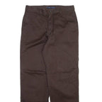 TOMMY HILFIGER Mens Trousers Brown Regular Straight W31 L32