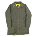 THE NORTH FACE Womens Green Coat L Polyester Blend Plain Zip Outdoor Jacket