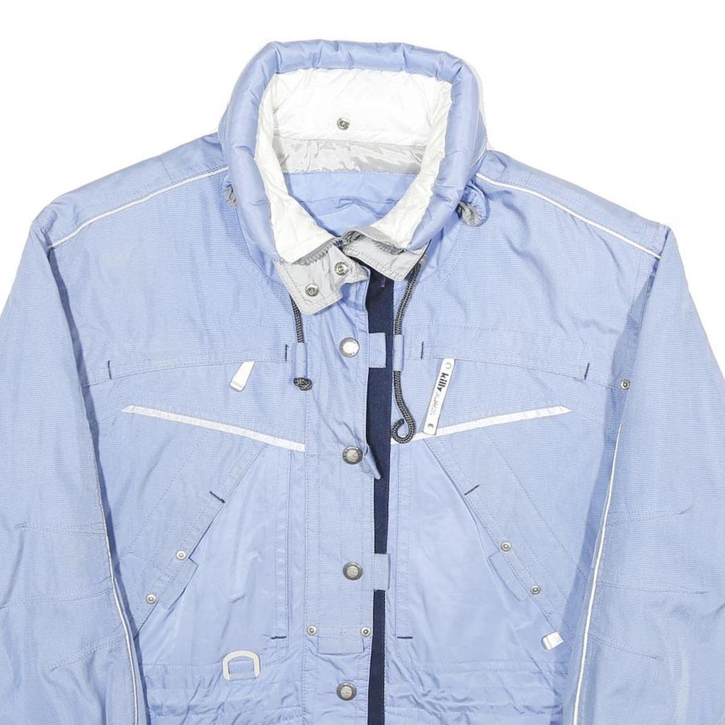 KILLY Womens Blue Polyamide Puffer Jacket UK 14 Zip Casual Winter Outdoor