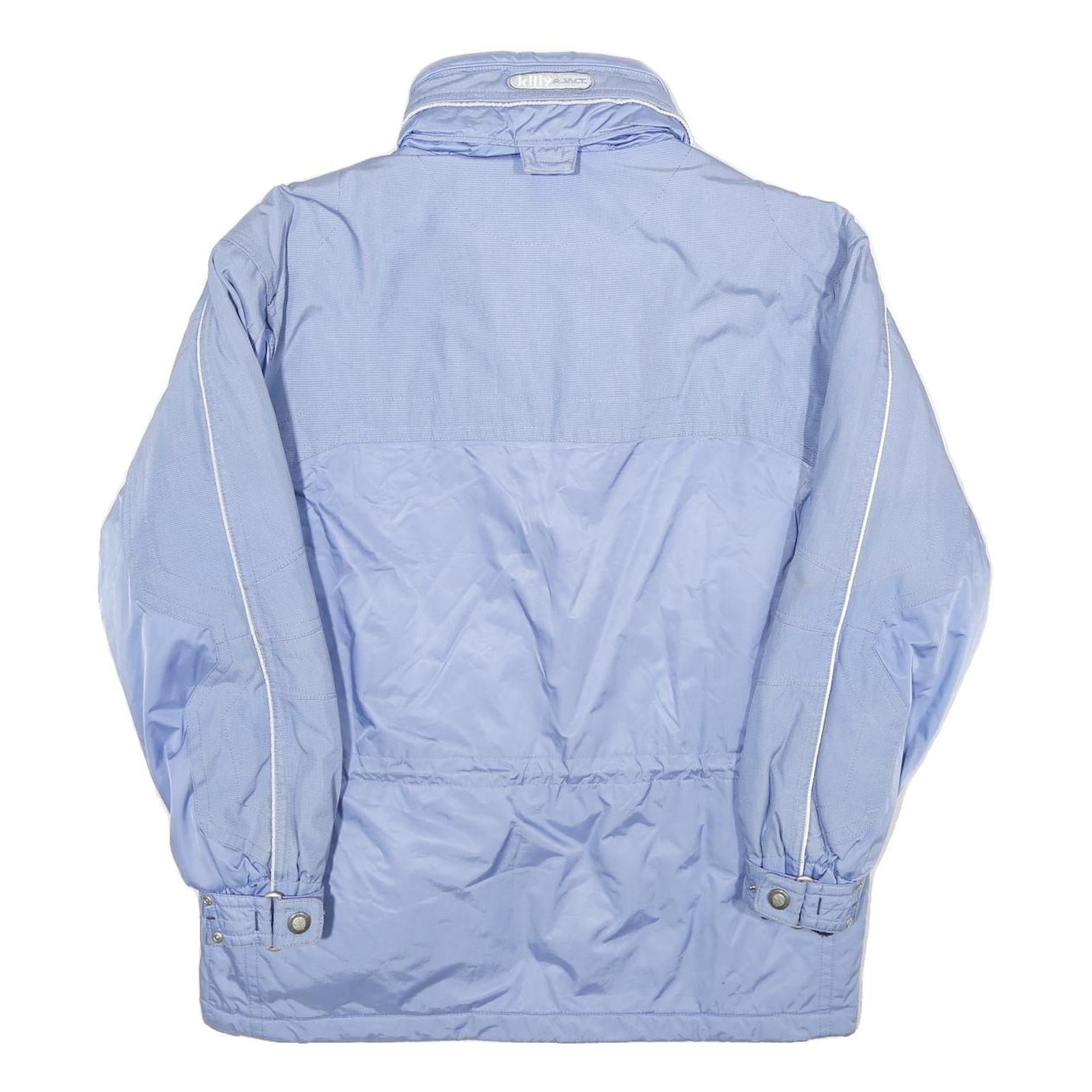 KILLY Womens Blue Polyamide Puffer Jacket UK 14 Zip Casual Winter Outdoor