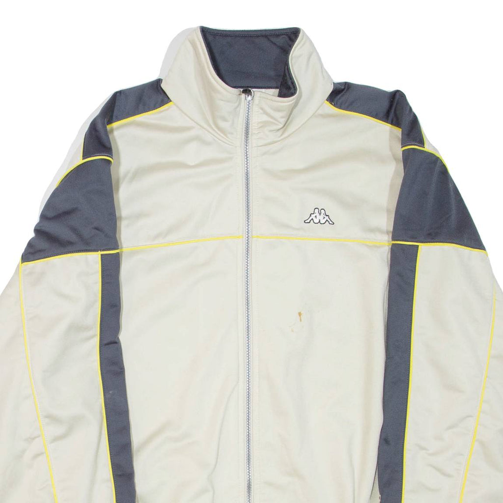 KAPPA Mens Track Jacket Cream XL