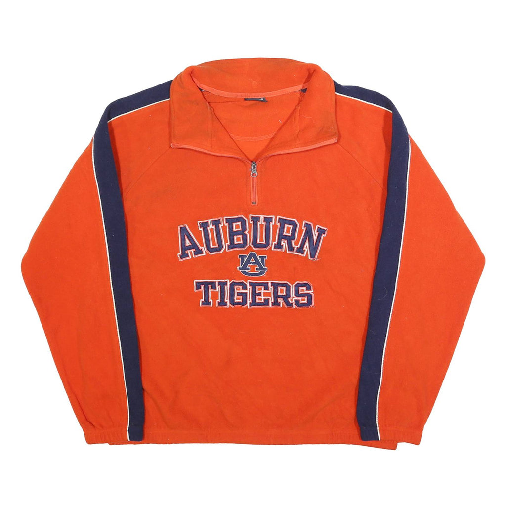 PRO EDGE Mens Orange & Navy Auburn Tigers Patterned Jumper Crew Neck Polyester L