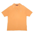 KAPPA Mens Orange Short Sleeve Plain M Cotton Polo Shirt Classic Casual