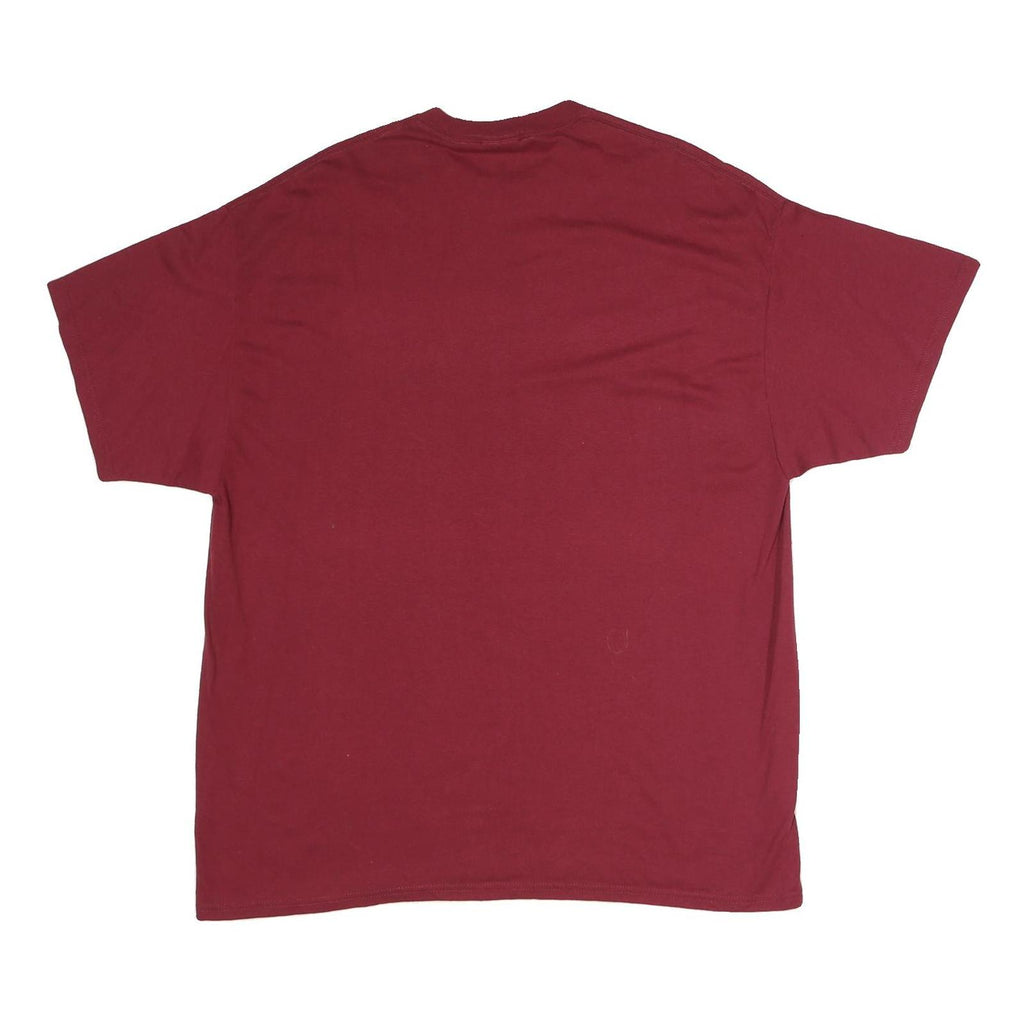 PORT & COMPANY Mens Maroon Laguna Creek Cardinals Graphic T-Shirt 2XL Short