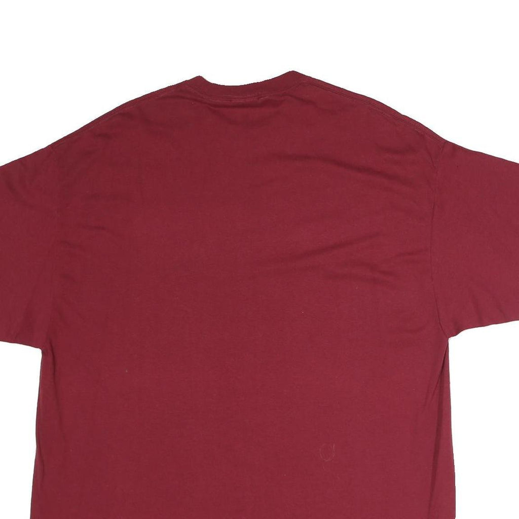 PORT & COMPANY Mens Maroon Laguna Creek Cardinals Graphic T-Shirt 2XL Short