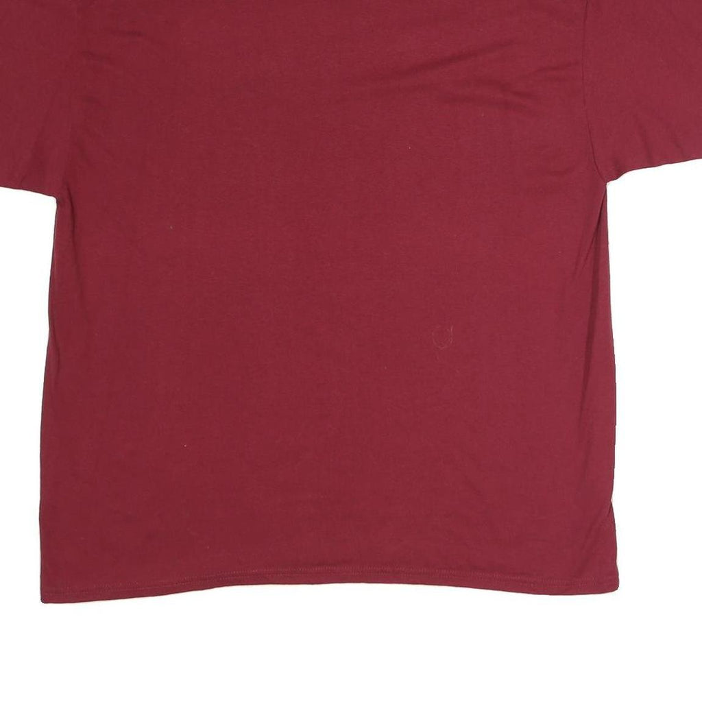 PORT & COMPANY Mens Maroon Laguna Creek Cardinals Graphic T-Shirt 2XL Short