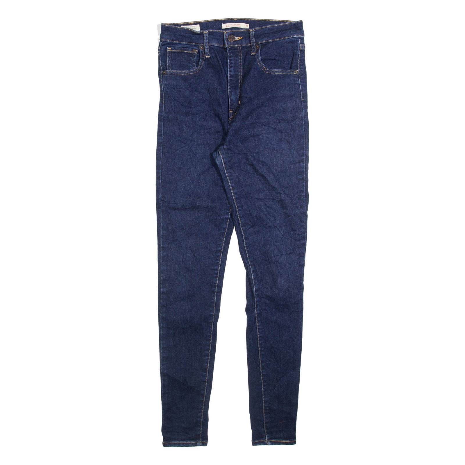 LEVI'S Mile High Big E Womens Jeans Blue Slim Skinny W26 L29