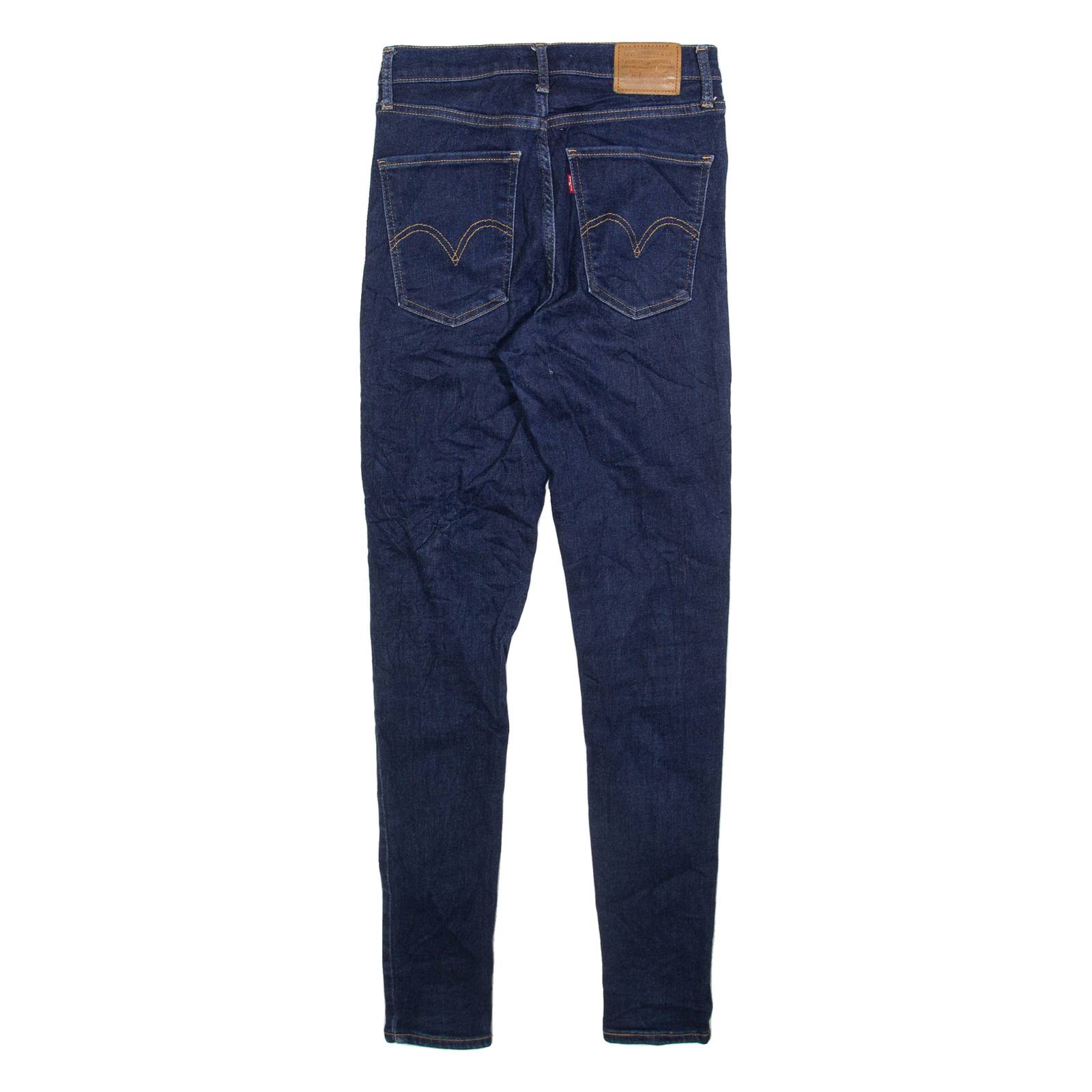 LEVI'S Mile High Big E Womens Jeans Blue Slim Skinny W26 L29