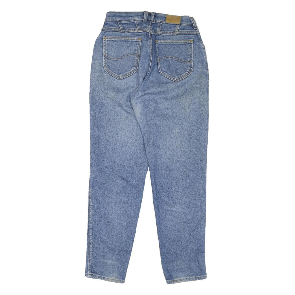 LEE Mens Jeans Blue Regular Straight Denim Light W38 L30 Classic Fit Zip Closure