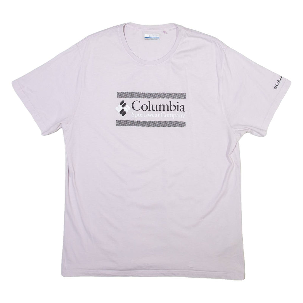 COLUMBIA Mens T-Shirt Pink XL