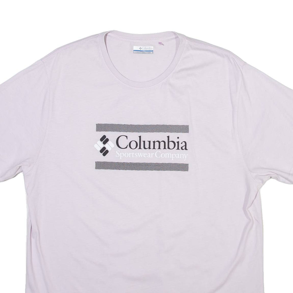 COLUMBIA Mens T-Shirt Pink XL