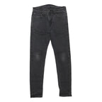 LEVI'S 512 Tapered Mens Jeans Black Regular Tapered Denim Medium W31 L31 Button