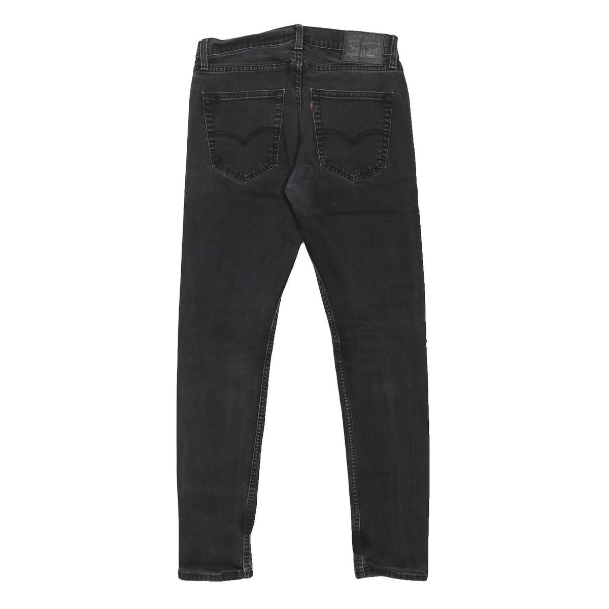 LEVI'S 512 Tapered Mens Jeans Black Regular Tapered Denim Medium W31 L31 Button