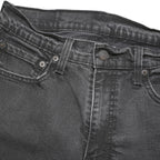 LEVI'S 512 Tapered Mens Jeans Black Regular Tapered Denim Medium W31 L31 Button