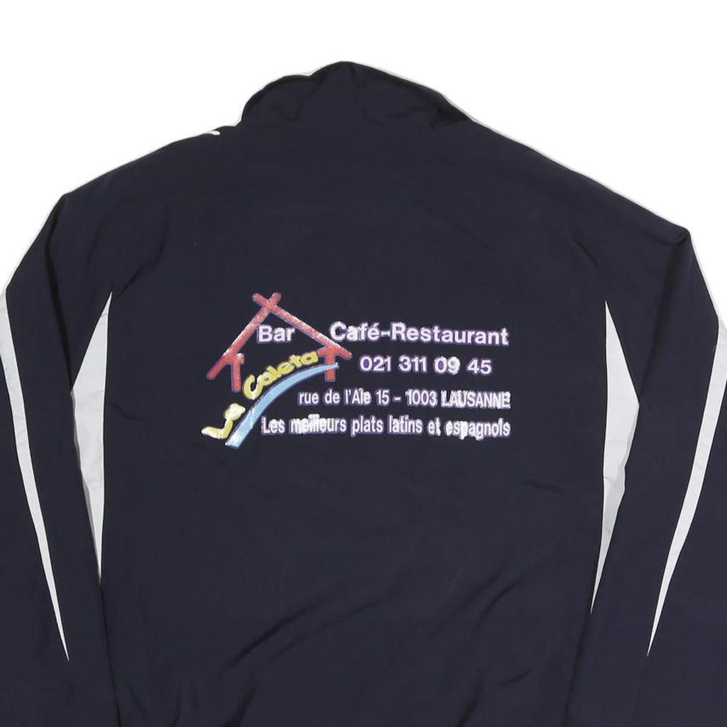 PUMA Mens Navy Blue FC Chile Sport Lausanne Jacket M Polyester Zip Sportswear