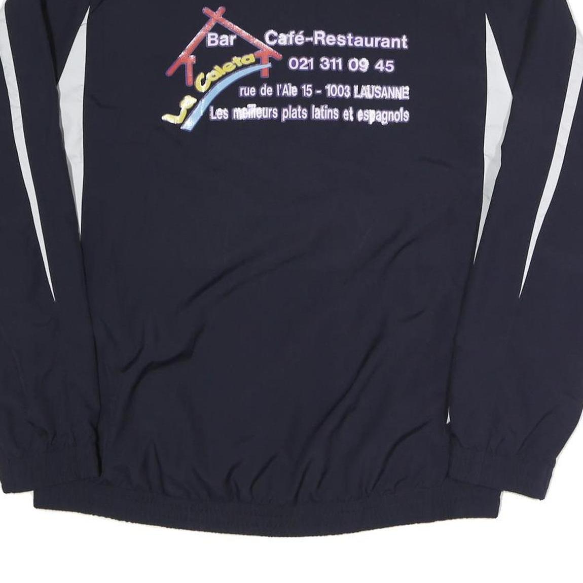 PUMA Mens Navy Blue FC Chile Sport Lausanne Jacket M Polyester Zip Sportswear