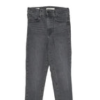 LEVI'S Mile High Super Skinny Big E Womens Jeans Black Slim Skinny Denim W28 L30
