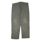 DICKIES Mens Grey Regular Fit Straight Denim Jeans W40 L30 Workwear Zip Closure