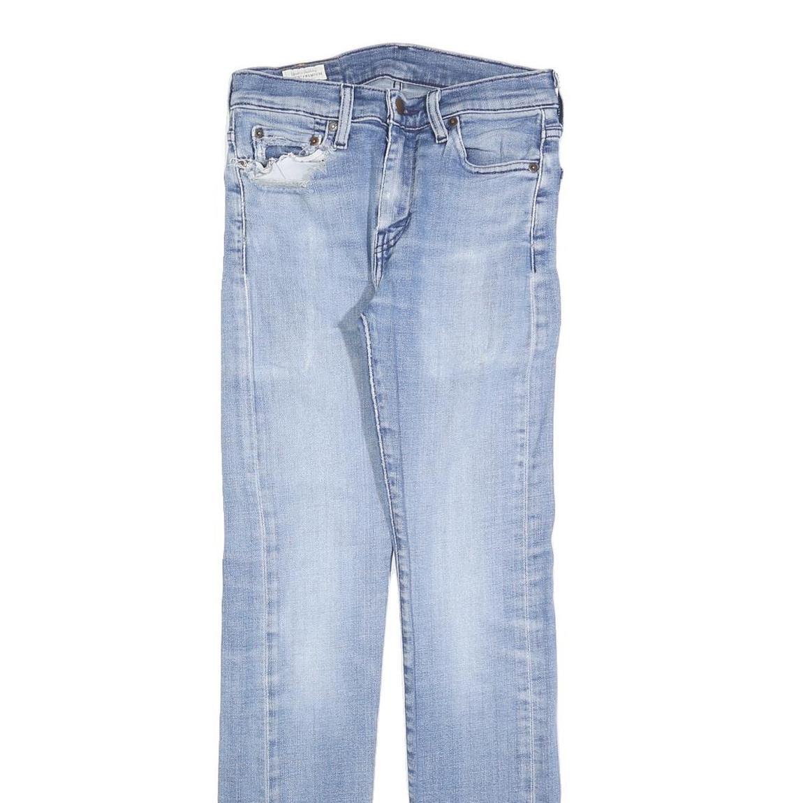 LEVI'S Womens Jeans Blue Slim Skinny Denim Light W29 L31 Stylish Cotton Blend