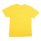 ADIDAS Mens Yellow Fearless Graphic T-Shirt L Short Sleeve Crew Neck Cotton