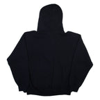 GILDAN Jserra Blackout Mens Black Hoodie USA M