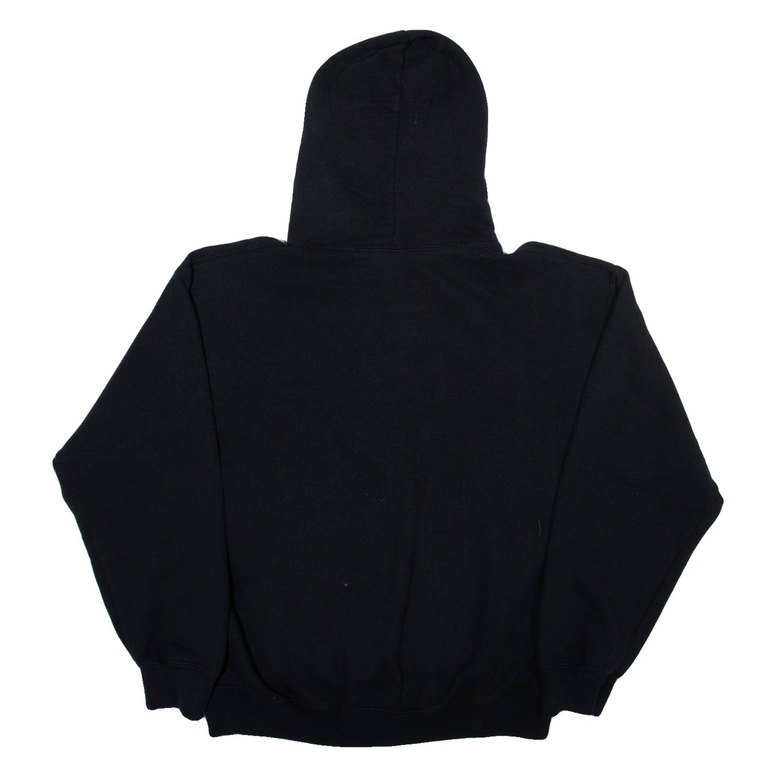 GILDAN Jserra Blackout Mens Black Hoodie USA M