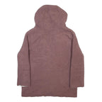 PINK VICTORIA'S SECRET Womens Purple Outdoor Fleece Hooded Jacket XS Polyester