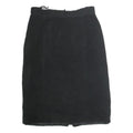 BAGETELLE Womens Black Mini Cotton Blend Plain Skirt Size M Classic