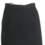 BAGETELLE Womens Black Mini Cotton Blend Plain Skirt Size M Classic