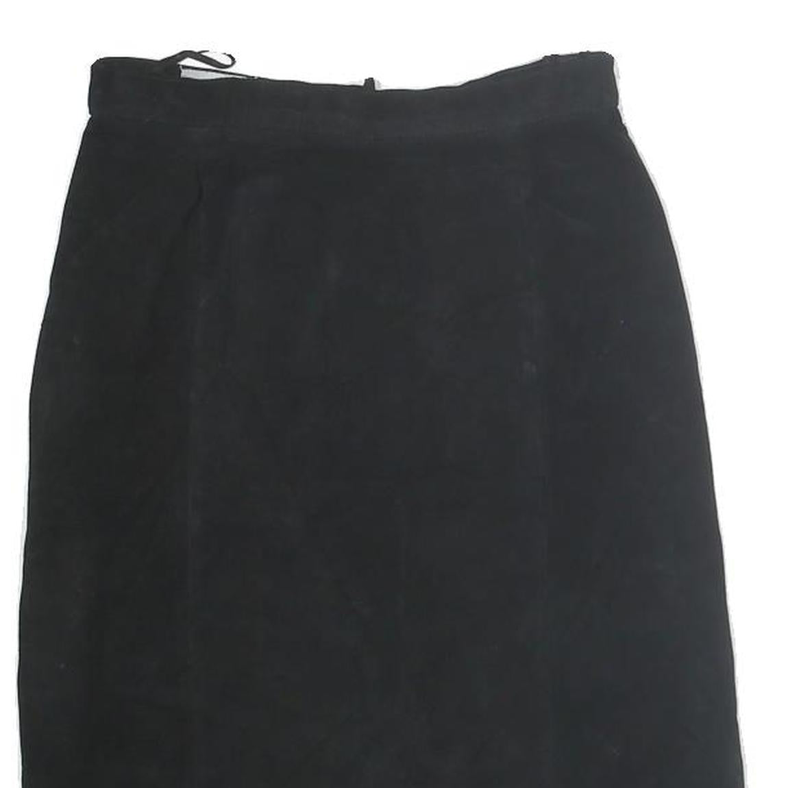 BAGETELLE Womens Black Mini Cotton Blend Plain Skirt Size M Classic
