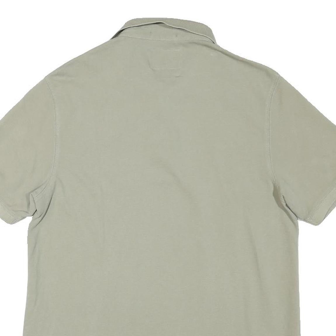 JACK WILLS Mens Green Short Sleeve Plain S Cotton Blend Polo Shirt Classic Fit