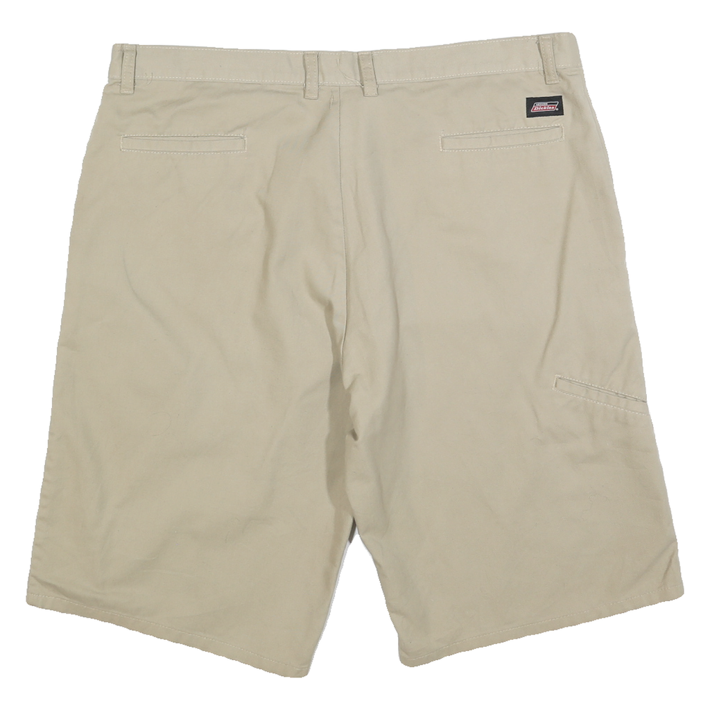 DICKIES Mens Shorts Beige Casual XL W40 Cotton Blend Workwear Chino