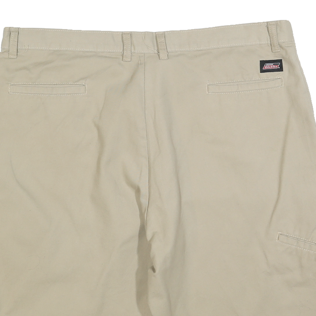 DICKIES Mens Shorts Beige Casual XL W40 Cotton Blend Workwear Chino