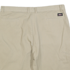 DICKIES Mens Shorts Beige Casual XL W40 Cotton Blend Workwear Chino
