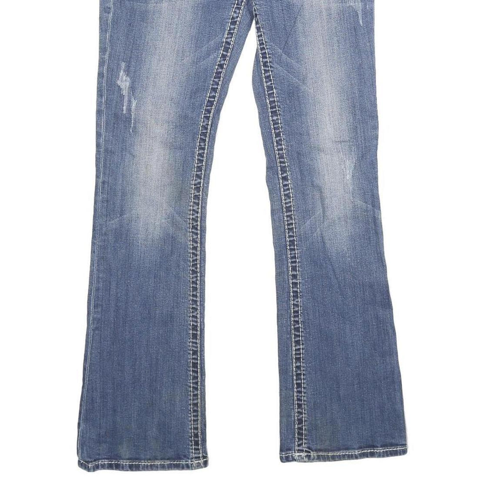 WAREHOUSE ONE Womens Jeans Blue Regular Bootcut Denim Medium W27 L32 Stylish