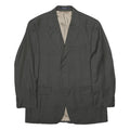 LAUREN RALPH LAUREN Mens Grey Wool Blend Jacket M Button Plain Classic Formal