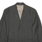 LAUREN RALPH LAUREN Mens Grey Wool Blend Jacket M Button Plain Classic Formal