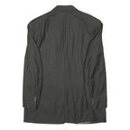 LAUREN RALPH LAUREN Mens Grey Wool Blend Jacket M Button Plain Classic Formal