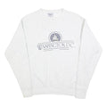 VOULUNTEER Womens White Washington D.C. Crew Neck L Cotton Blend Sweatshirt